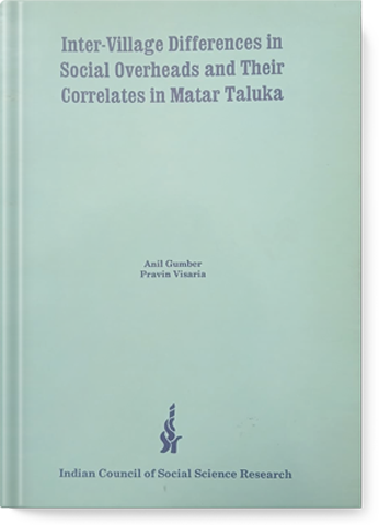 Inter Village Differences in Social Overheads and their Correlates in Matar Taluka