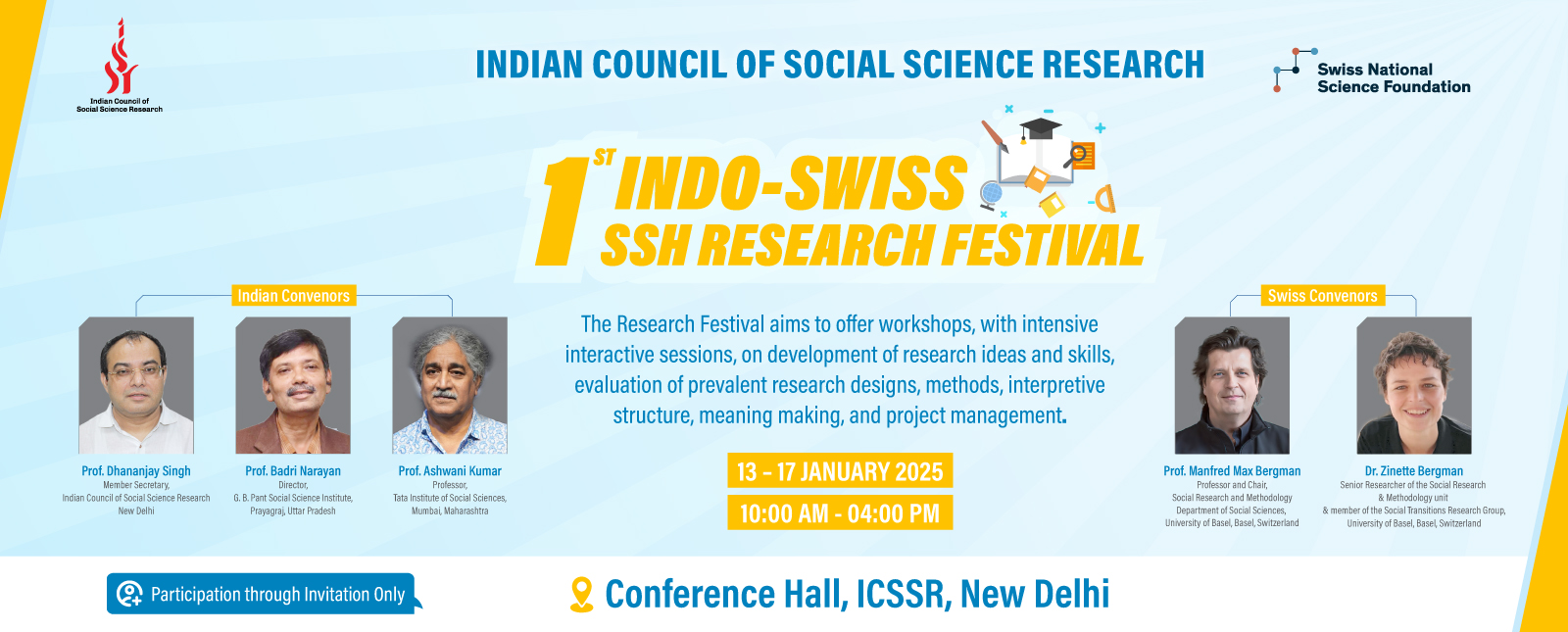 First Indo-Swiss SSH Research Festival