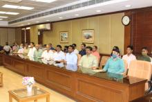 International Yoga day celebration at ICSSR head office, New Delhi