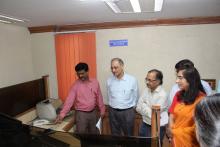 Inauguration of NKN services by Member secretary, Deliberation  with Dr, SN Chari, Deputy Director  on event of Lecture held on 16th August 2018 at NASSDOC, ICSSR