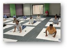 Yoga day celebration at ICSSR funded research Institute -ISID, New Delhi
