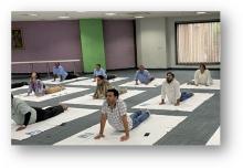 Yoga day celebration at ICSSR funded research Institute -ISID, New Delhi