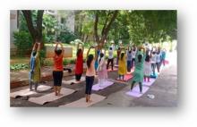 Yoga day celebration at ICSSR funded research Institute -CESS, Hyderabad