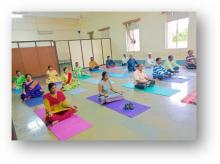 Yoga day celebration at ICSSR Regional Centre -SRC, Hyderabad