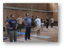 Yoga day celebration at ICSSR funded research Institute -Centre for Development Studies