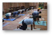 Yoga day celebration at ICSSR funded research Institute -Centre for Development Studies